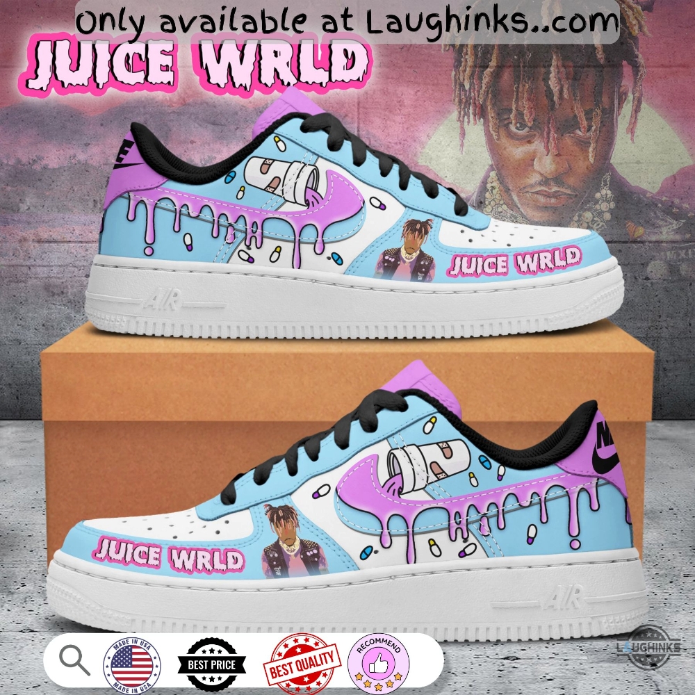 Custom Juice Wrld Air Jordan 1 Low Top Sneakers Shoes 7 Custom Juice WRLD Air Jordan 1 Low Top Sneakers Shoes