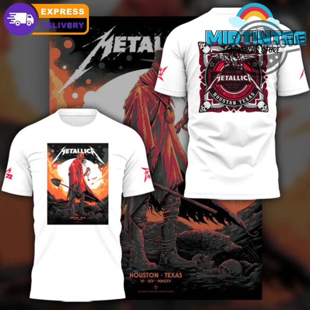 Metallica M72 Houston Texans World Tour 2025 Shirt trendingnowe 1