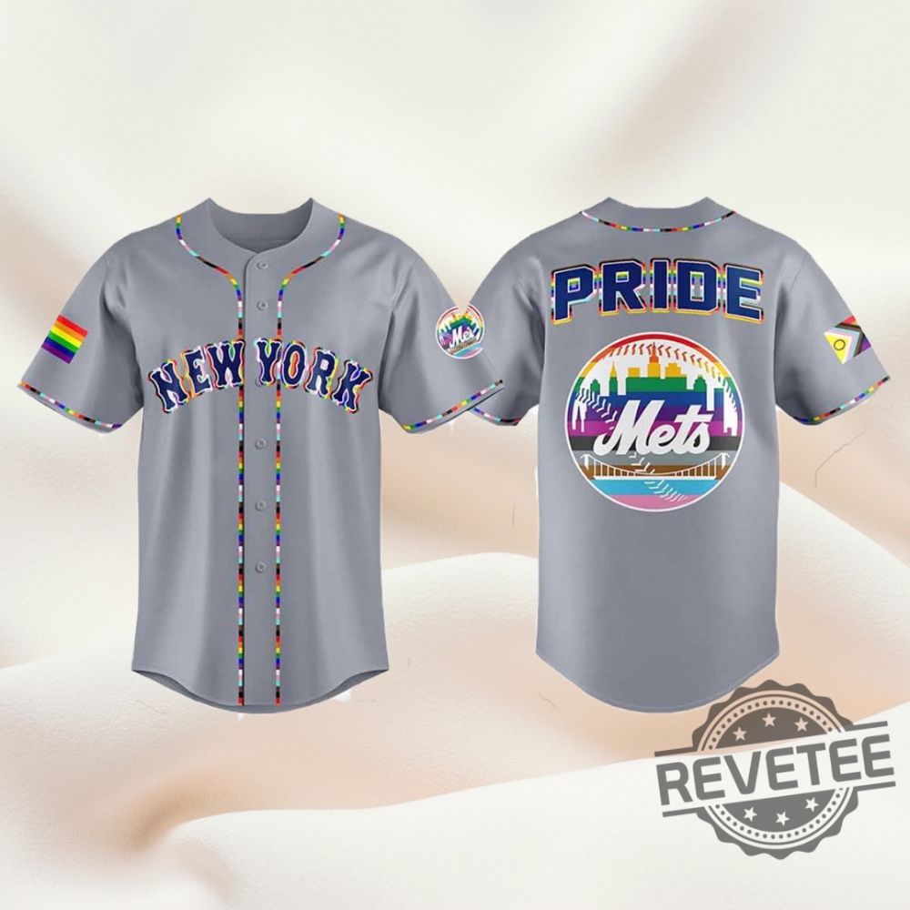 Top Trending Graphic Tees and Hoodies for Fans of Pop Culture, Sports, and Nostalgia in 2025 6 New York Mets Ny Mets Celebration Pride Month 2025 Baseball Shirt Jersey