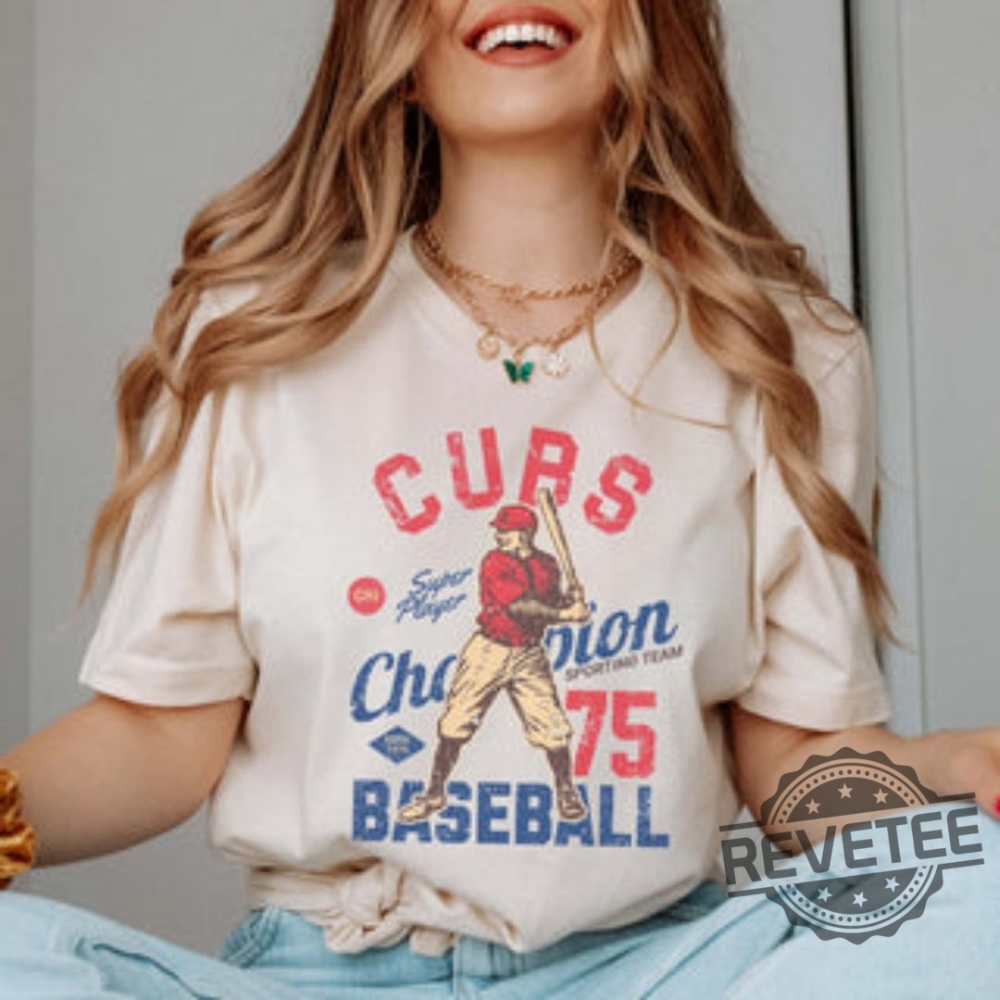 Top Trending Graphic Tees and Hoodies for Fans of Pop Culture, Sports, and Nostalgia in 2025 7 Chicago Cubs Champions Vintage Baseball Team Tee T Shirt Hoodie Sweatshirt