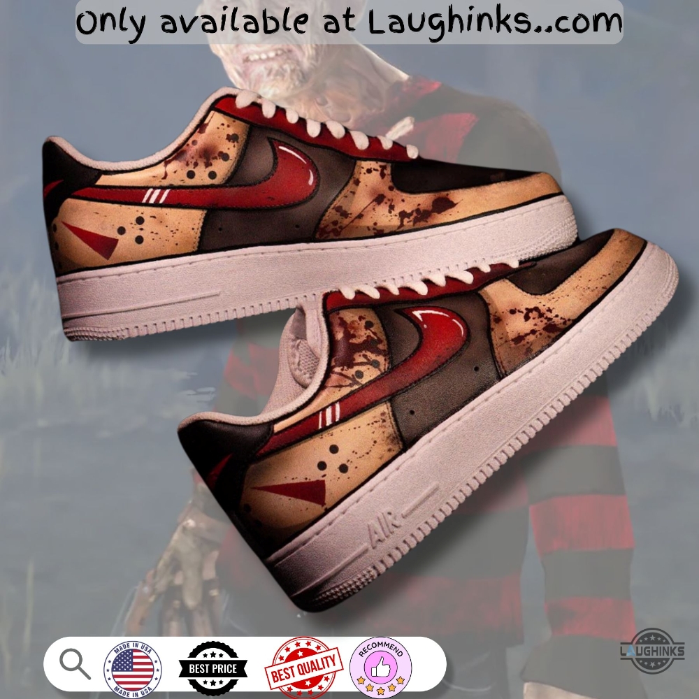Jason Friday The 13Th Af1 Custom 3D Printed Air Force 1 Sneaker Shoes 7 Jason Friday The 13th AF1 Custom 3d printed air force 1 sneaker shoes