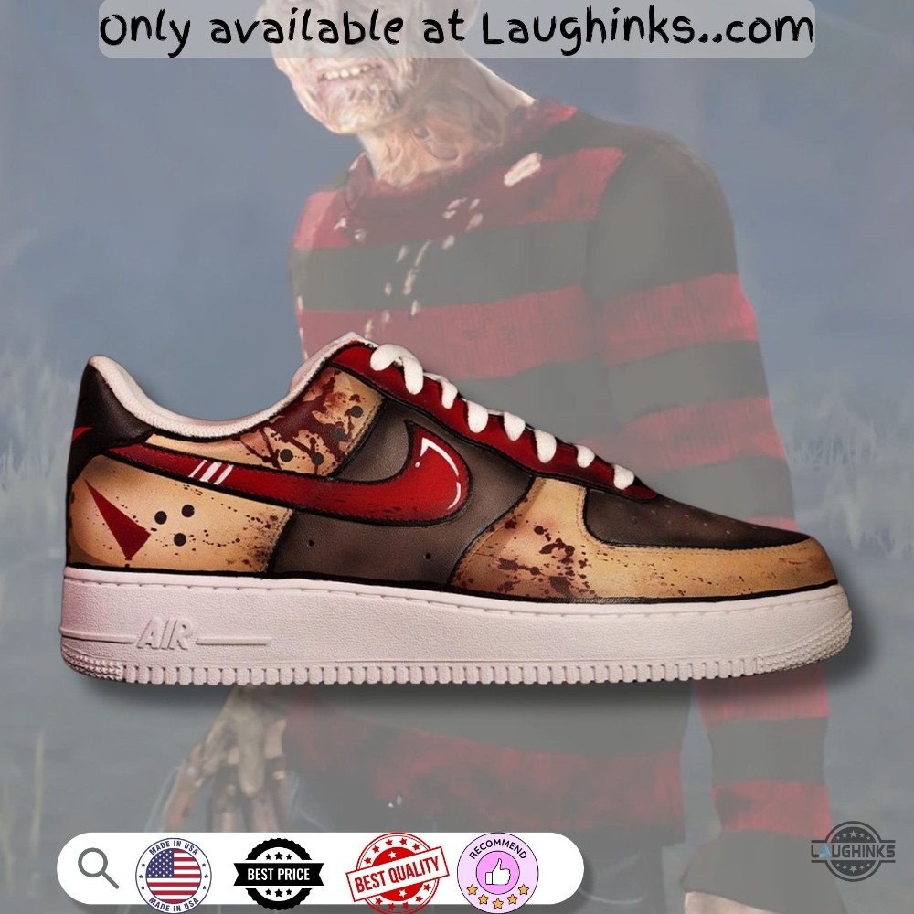 Jason Friday The 13Th Af1 Custom 3D Printed Air Force 1 Sneaker Shoes 8 Jason Friday The 13th AF1 Custom 3d printed air force 1 sneaker shoes