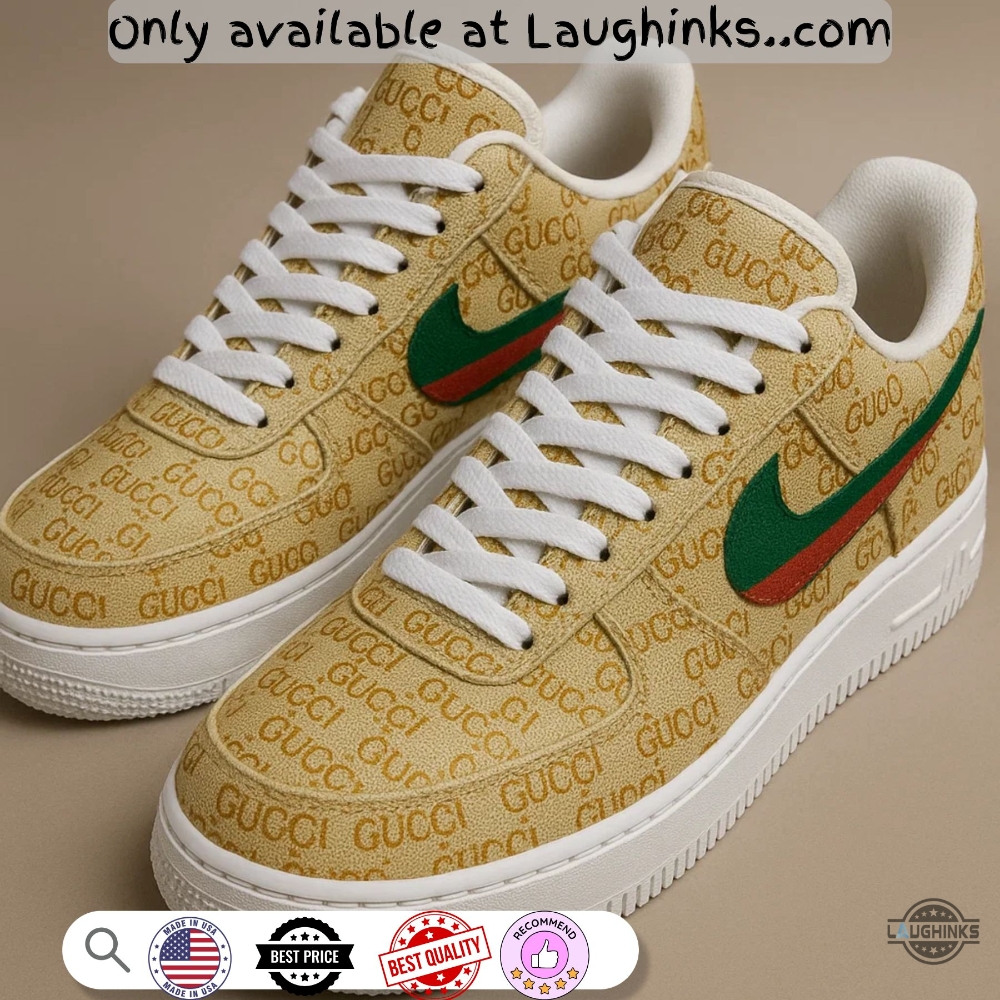 New Gucci Low Air Force 1 Custom Sneakers Shoes For Men And Women 4 New Gucci Low Air Force 1 custom Sneakers Shoes For Men And Women