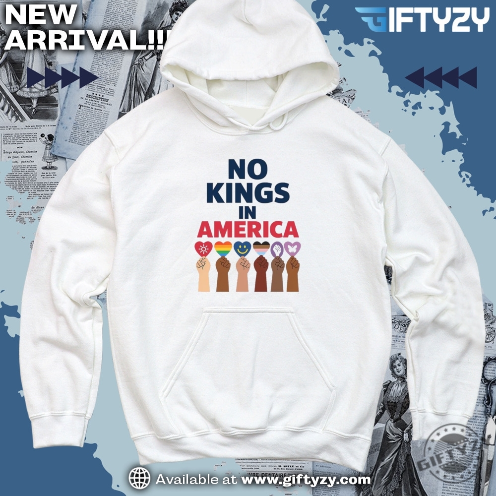 No Kings In America, Abolish Ice Shirt 8 No Kings In America Tee Anti Authoritarian Protest Shirt