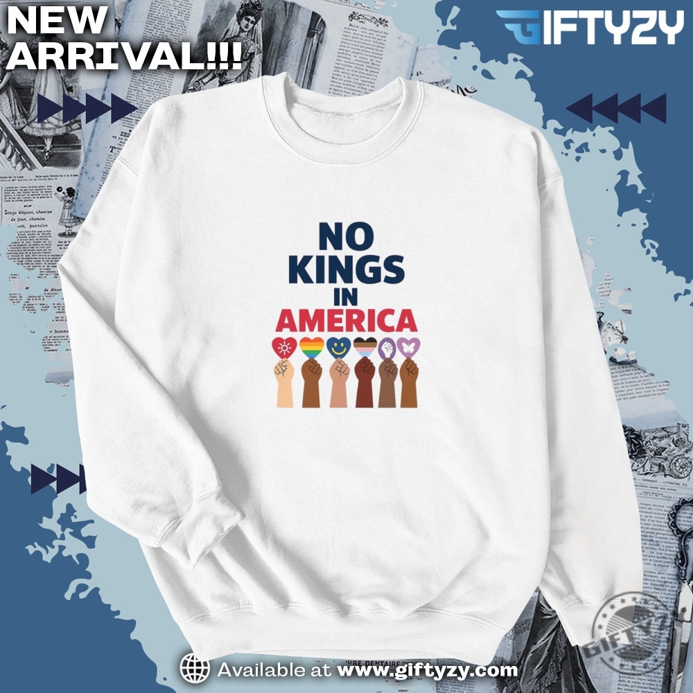 No Kings In America Tee Anti Authoritarian Protest Shirt 6 No Kings In America Tee Anti Authoritarian Protest Shirt