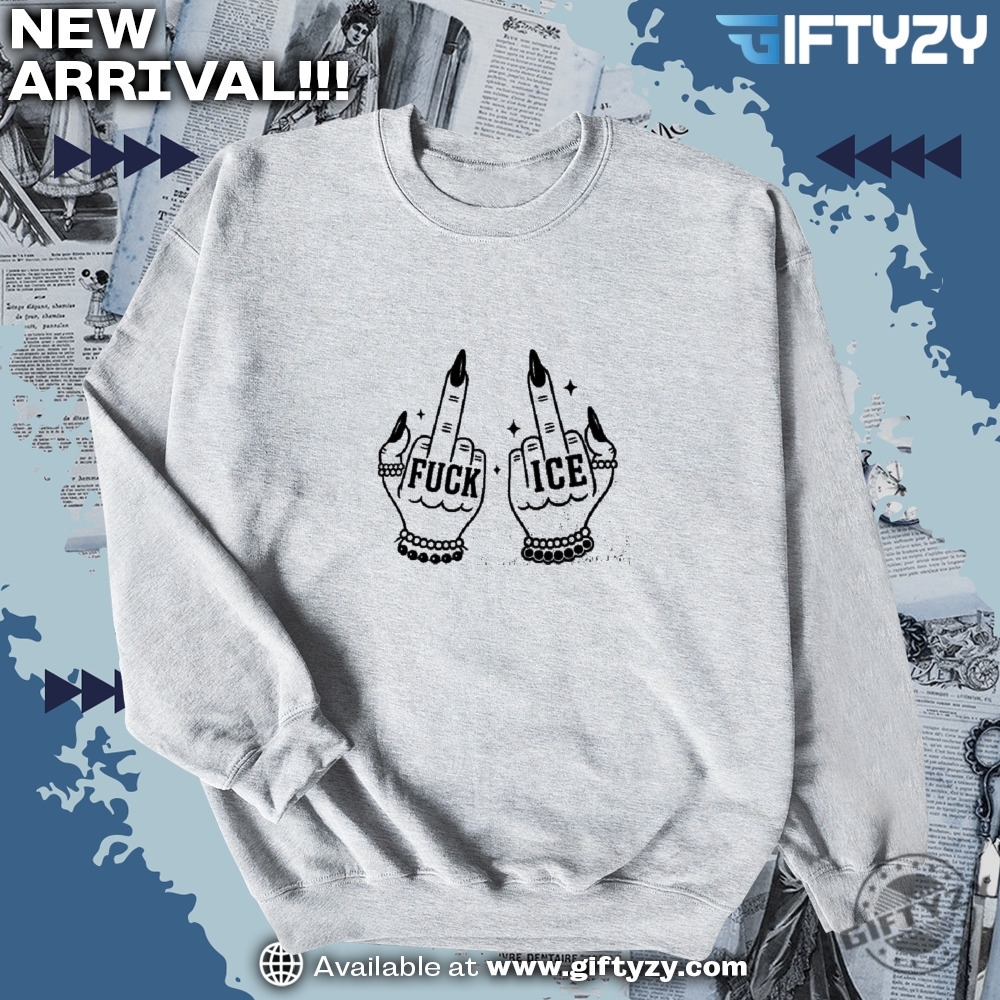 No Kings In America, Rejecting Kings Shirt 2 Fuck Ice Middle Fingers Anti Ice Shirt