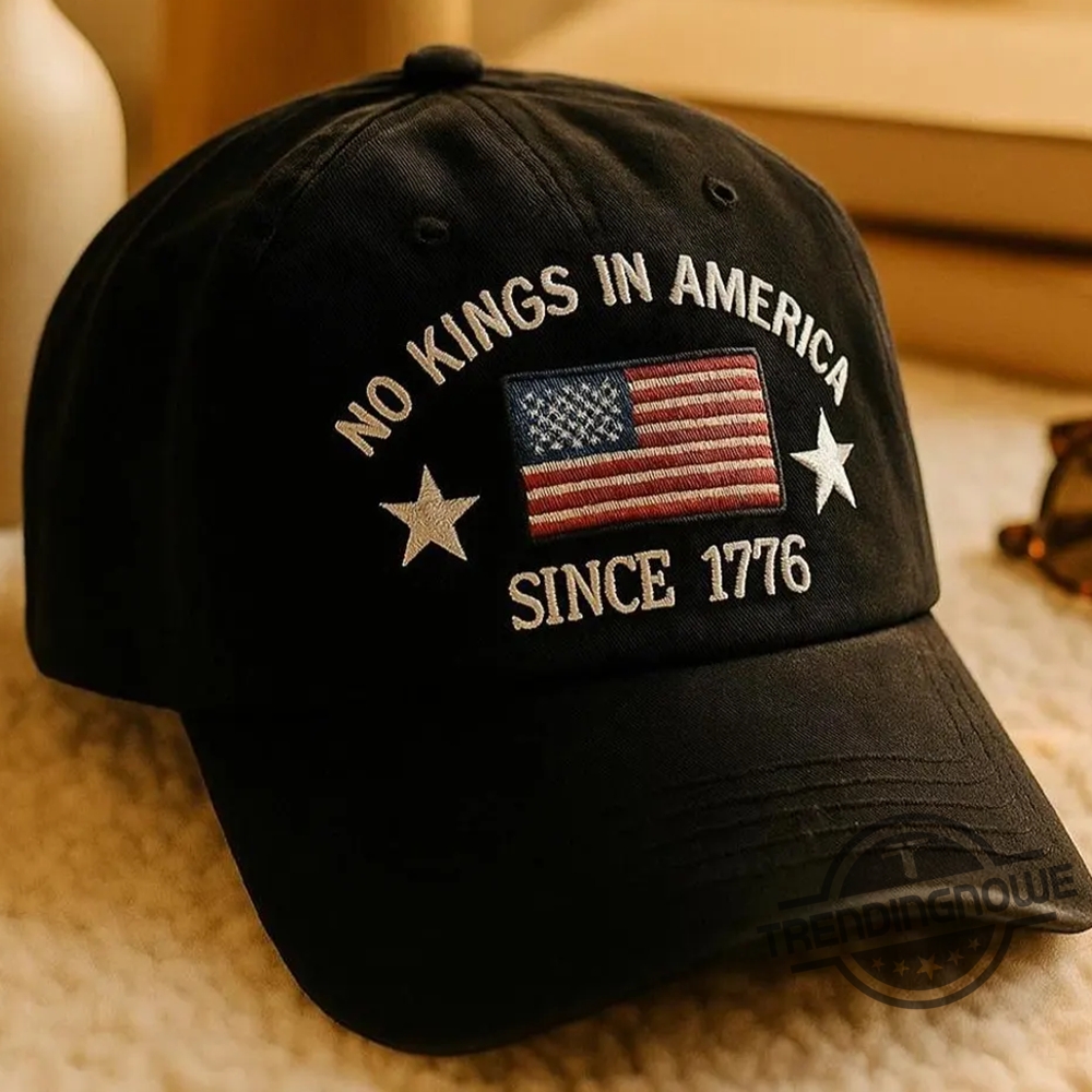 Independence Day Usa No Kings Hat Embroidered American Flag Patriotic Cap trendingnowe 1