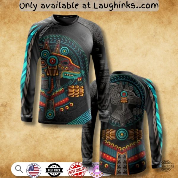 moto x enduro mexico and prehispanic xolo jersey compression shirt