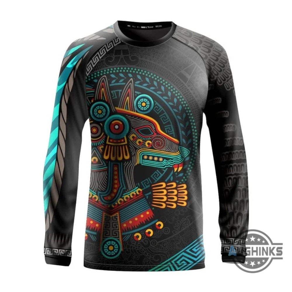 Moto X Enduro Mexico And Prehispanic Xolo Jersey Compression Shirt 8 MOTO X ENDURO MEXICO AND PREHISPANIC XOLO JERSEY Compression Shirt