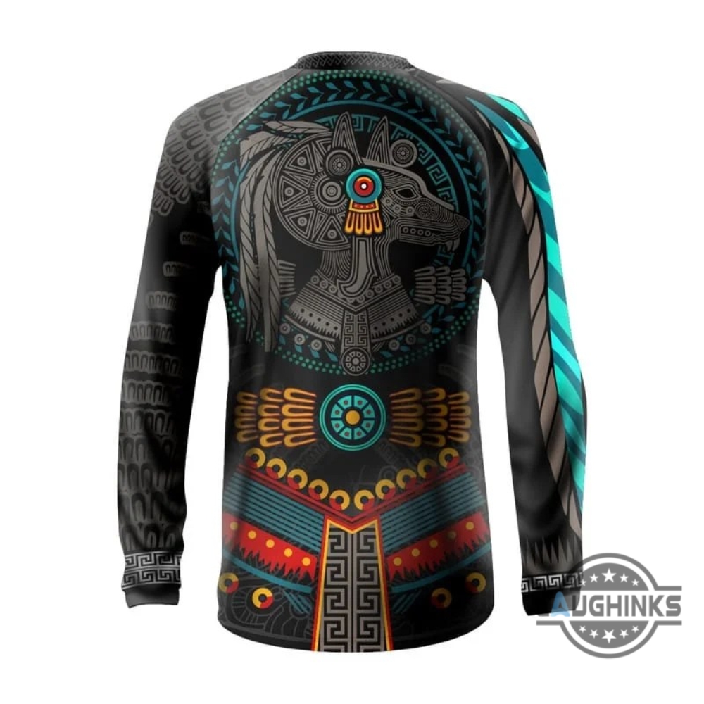 Moto X Enduro Mexico And Prehispanic Xolo Jersey Compression Shirt 9 MOTO X ENDURO MEXICO AND PREHISPANIC XOLO JERSEY Compression Shirt