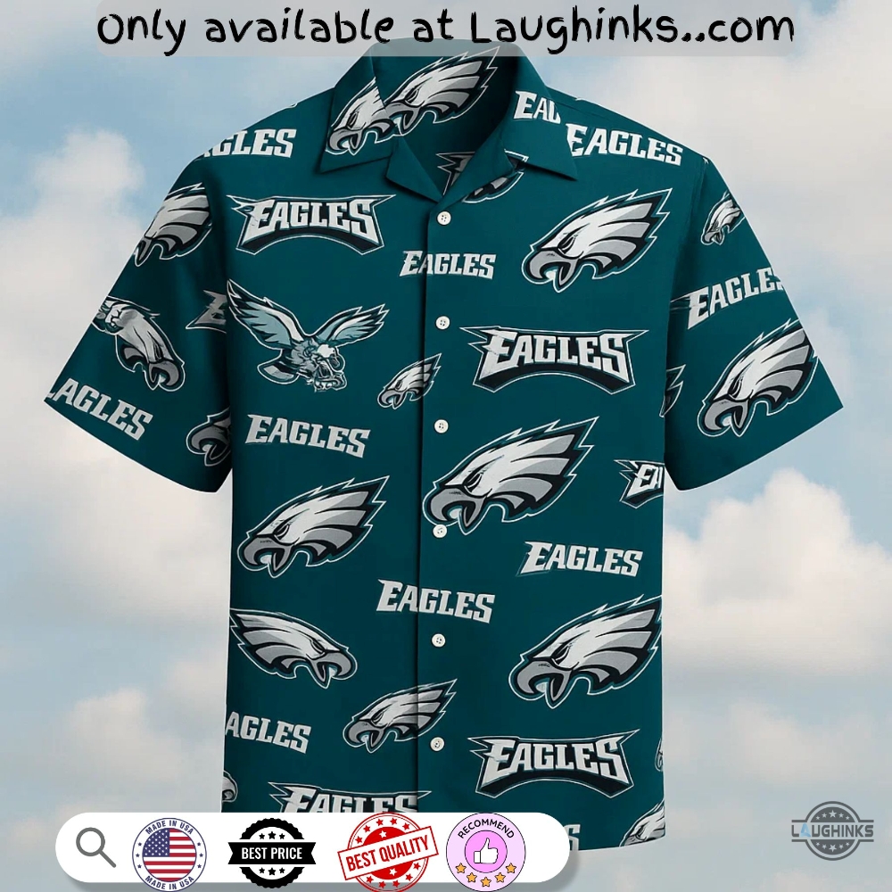 Philadelphia Eagles Green Hawaiian Shirt 5 Philadelphia Eagles Green Hawaiian Shirt