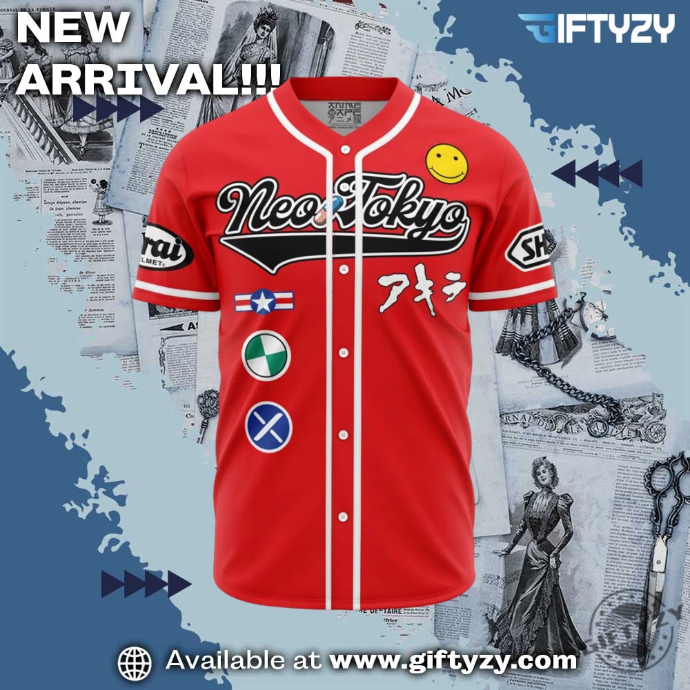 Neo Tokyo Akira Personalized Baseball Jersey 6 Neo Tokyo Akira Personalized Baseball Jersey