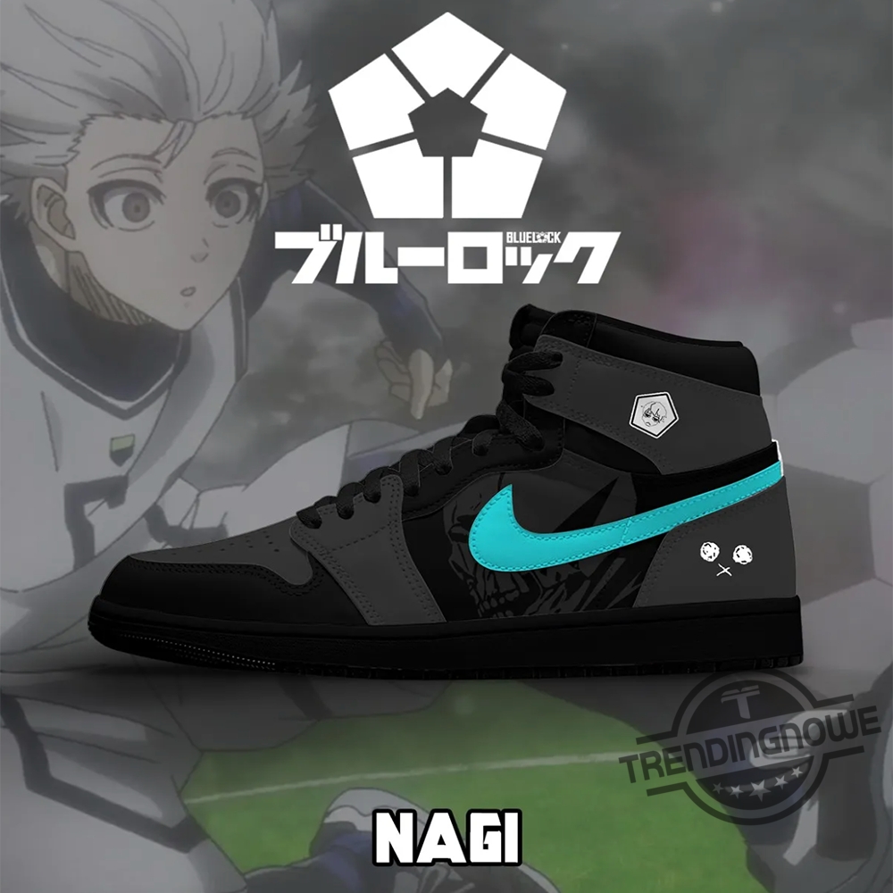 Blue Lock Nagi Seishiro Air Jordan 1 Sneakers trendingnowe 1