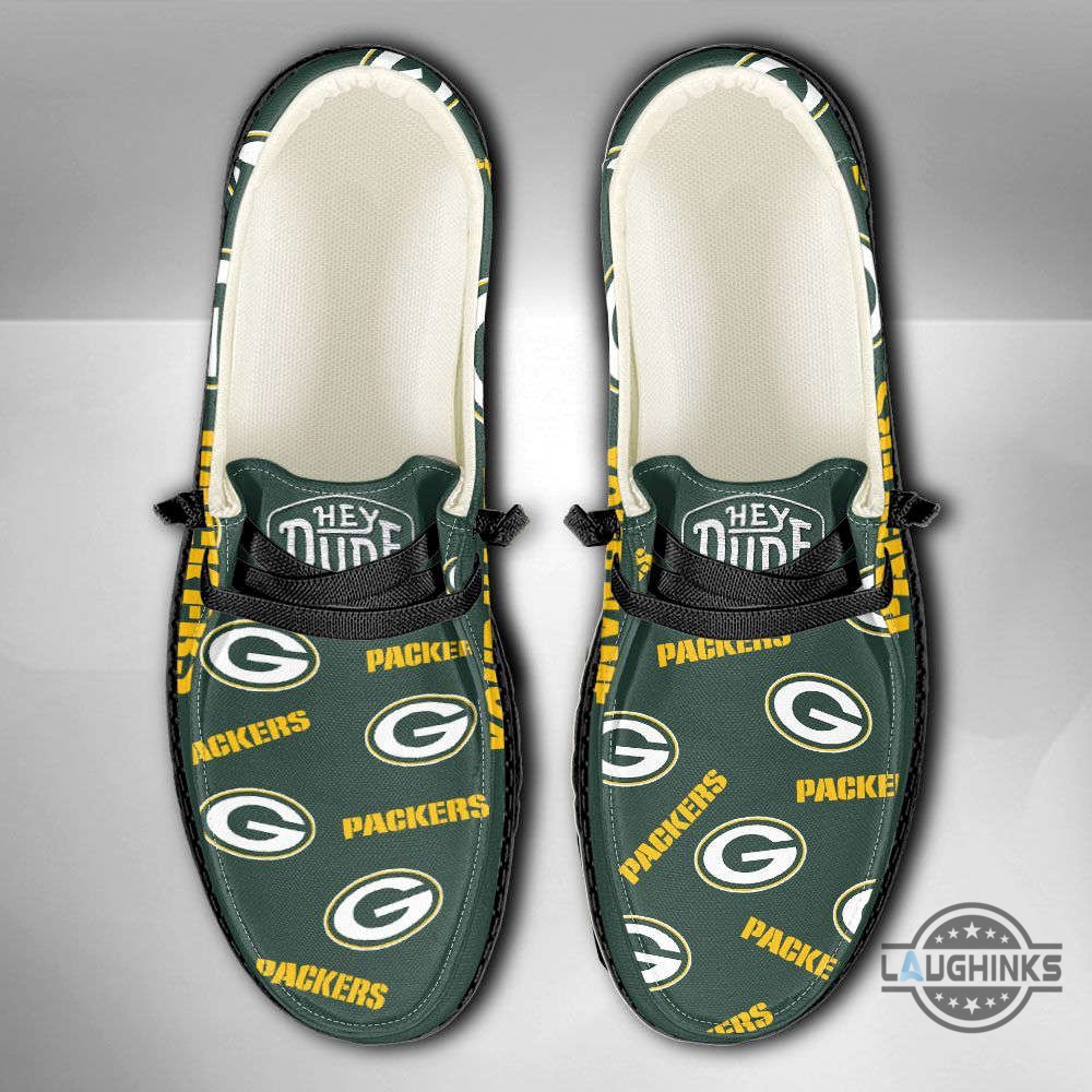 Personalized Green Bay Packers Hey Dude 3D Canvas Loafer Shoes 11 Personalized Green Bay Packers Hey Dude 3D Canvas Loafer Shoes