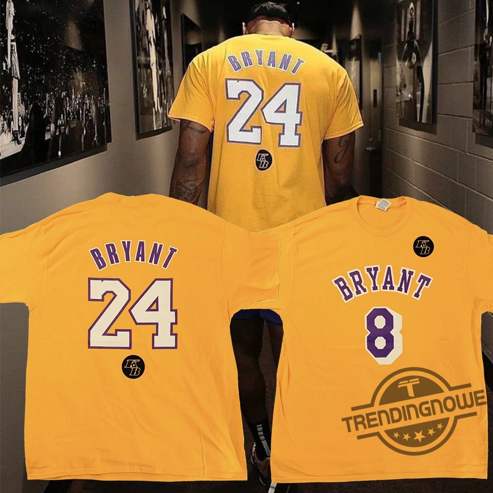 "Top Trending T-Shirts for TV Fans and Pop Culture Enthusiasts" 13 Lebron James Kobe Bryant 8 24 Memorial Shirt