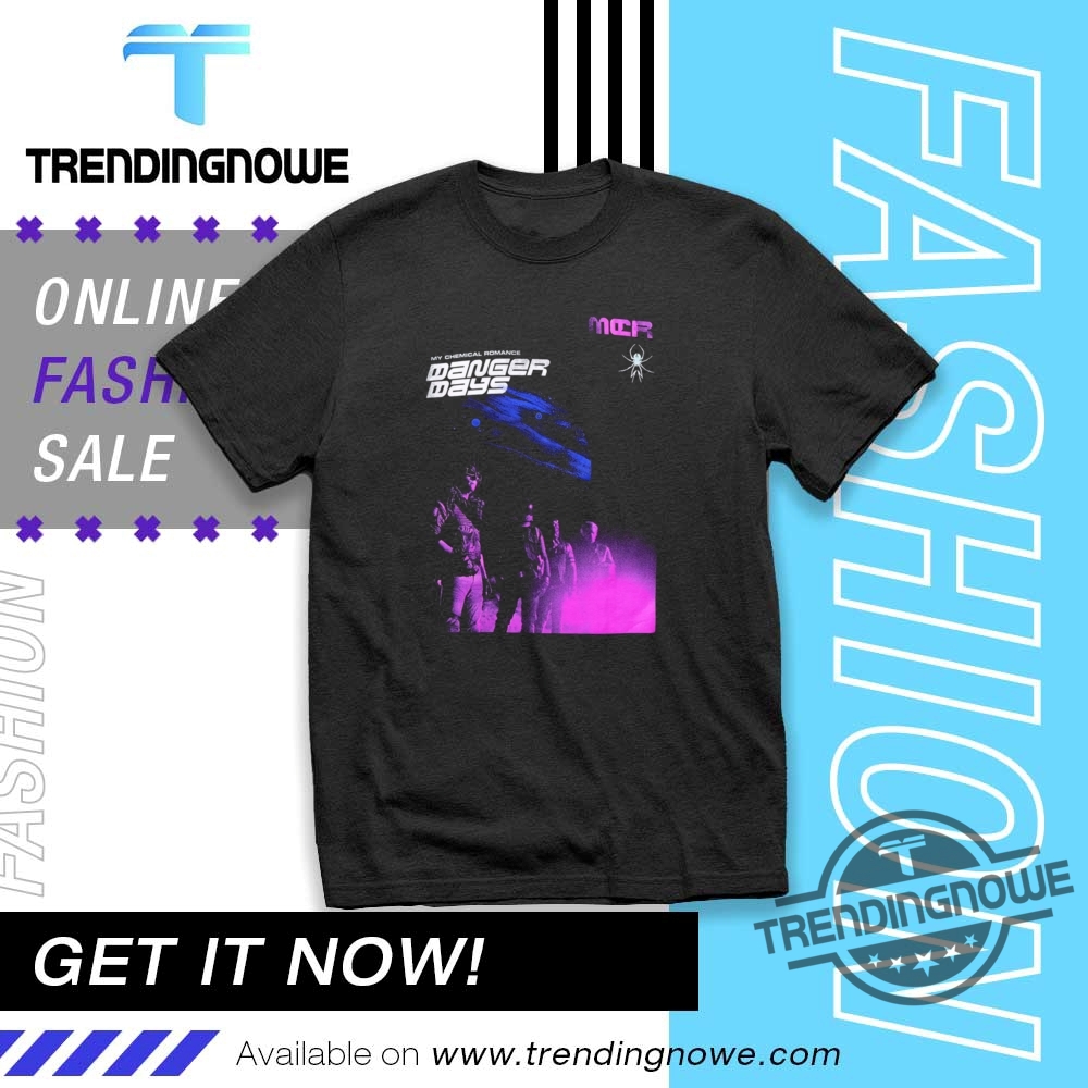 "Top 5 Trendy Band and Statement Tees You Need Now" 9 My Chemical Romance Danger Days Planet Shirt