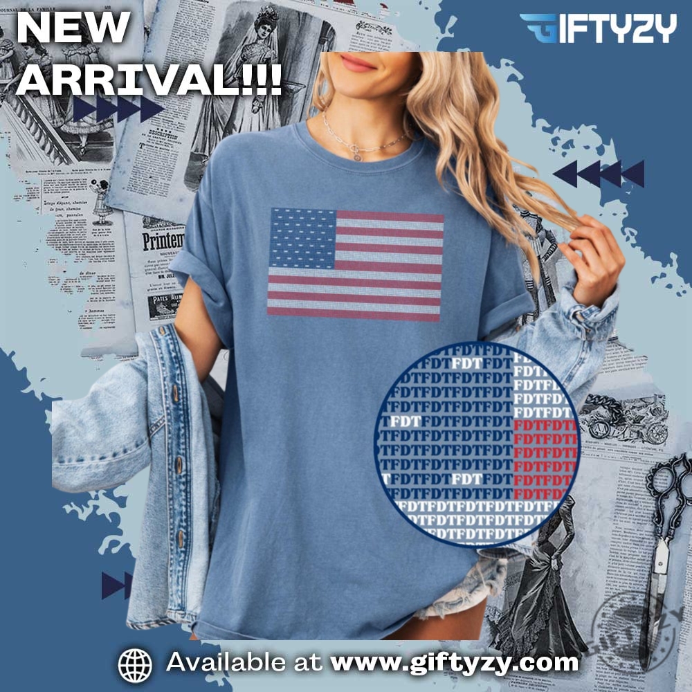 Subtle Fdt American Flag Tee Retro 4Th Of July Shirt 3 Subtle FDT American Flag Tee Retro 4th Of July shirt