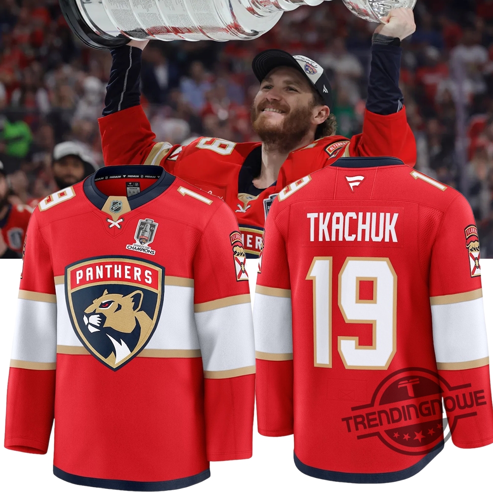 Matthew Tkachuk Florida Panthers 2025 Stanley Cup Champions Jersey 7 Matthew Tkachuk Florida Panthers 2025 Stanley Cup Champions Jersey