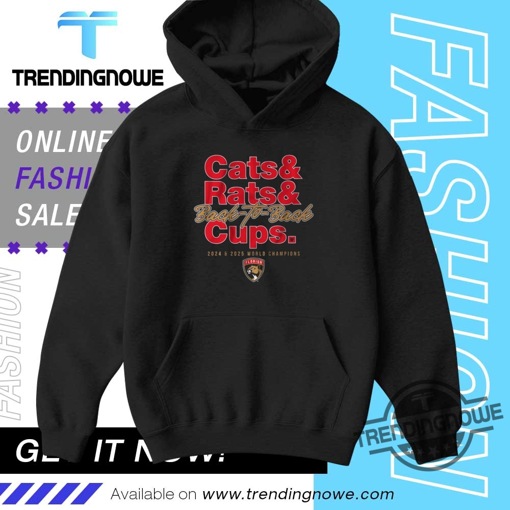 Florida Panthers Stanley Cup Champions Cats N Rats Shirt 9 Florida Panthers Stanley Cup Champions Cats N Rats Shirt