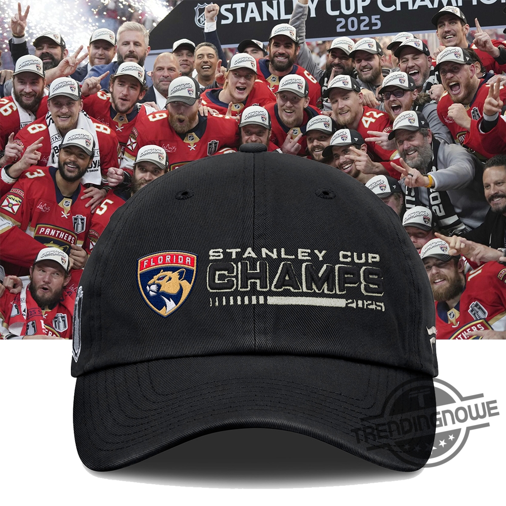 "Celebrate the Panthers: 2025 Stanley Cup Champions Gear and Apparel" 14 Florida Panthers 2025 Stanley Cup Champions Hat Cap