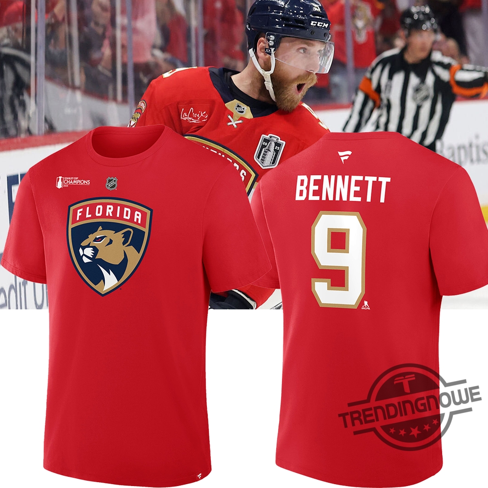 "Celebrate the Panthers: 2025 Stanley Cup Champions Gear and Apparel" 15 Florida Panthers 2025 Stanley Cup Champions Sam Bennett Shirt