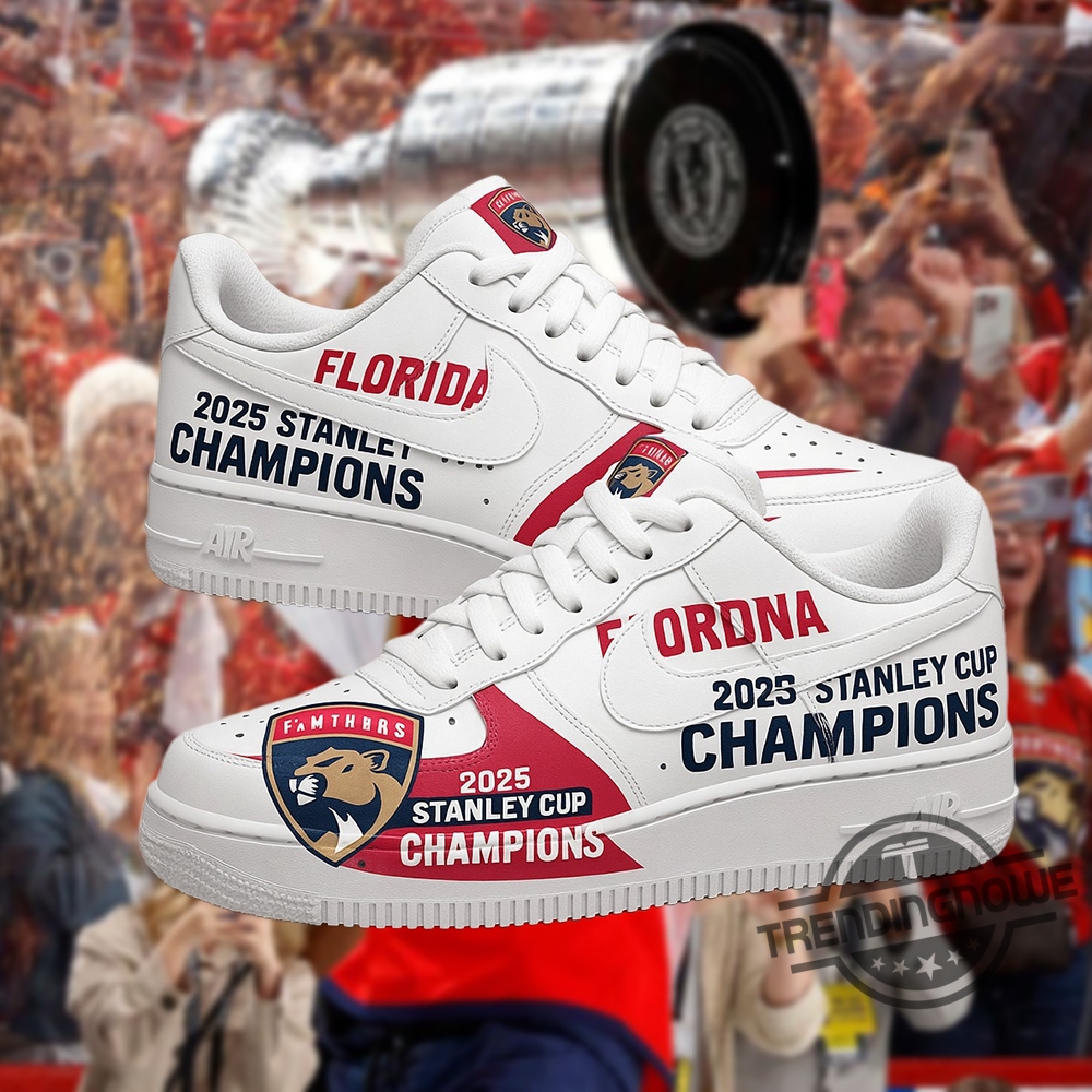 Florida Panthers Stanley Cup Champions 2025 Air Force 1 Sneaker 6 Florida Panthers Stanley Cup Champions 2025 Air Force 1 Sneaker