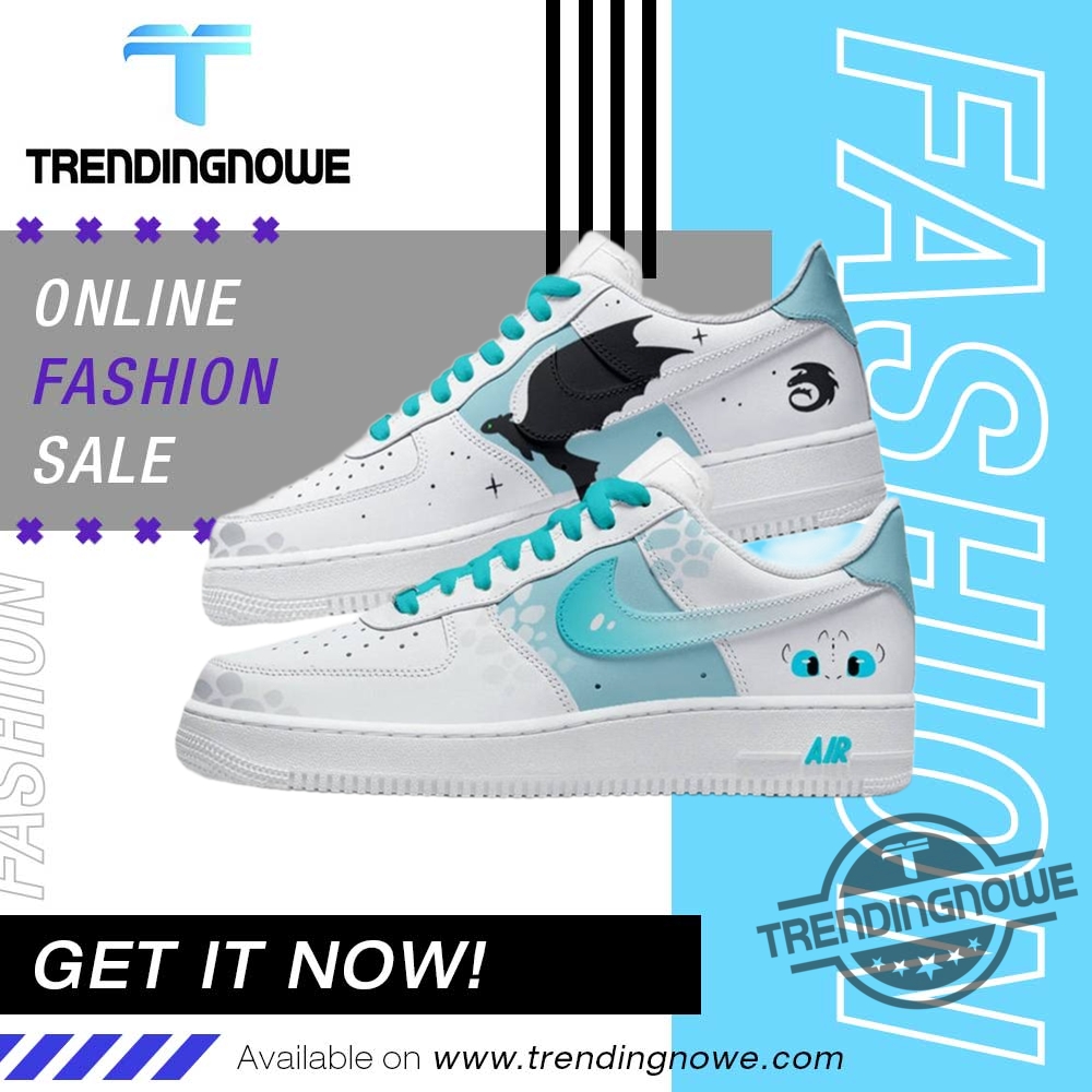 "Shop 2025 Florida Panthers Champions Jerseys & Custom Air Force 1s" 6 How To Train Your Dragon Light Fury Air Force 1 Sneaker