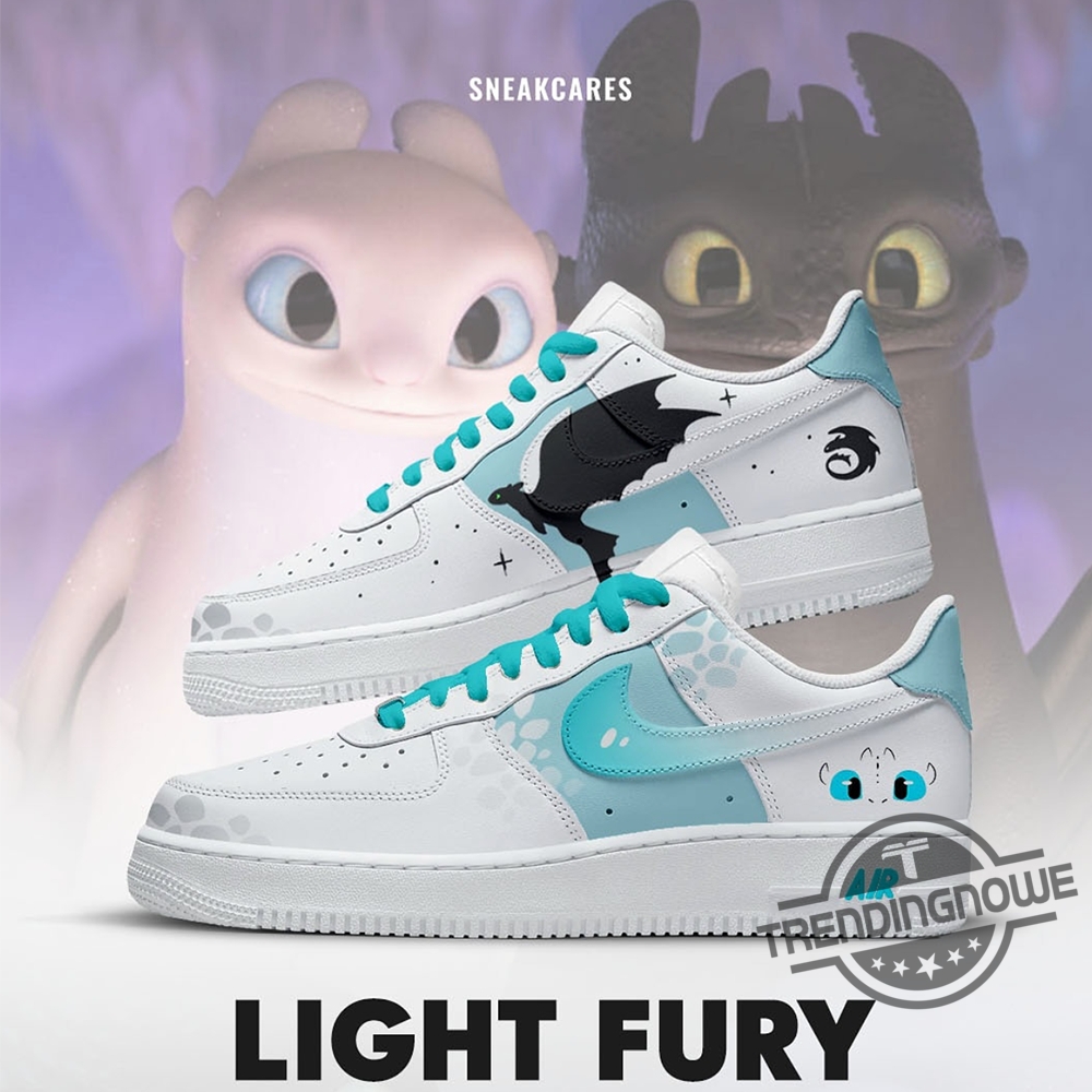 How To Train Your Dragon Light Fury Air Force 1 Sneaker 6 How To Train Your Dragon Light Fury Air Force 1 Sneaker