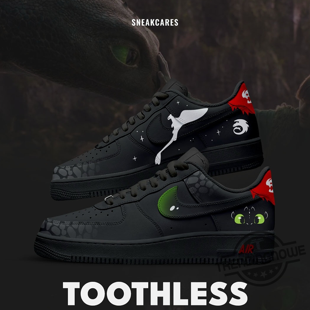 How To Train Your Dragon Toothless Air Force 1 Sneaker 6 How To Train Your Dragon Toothless Air Force 1 Sneaker