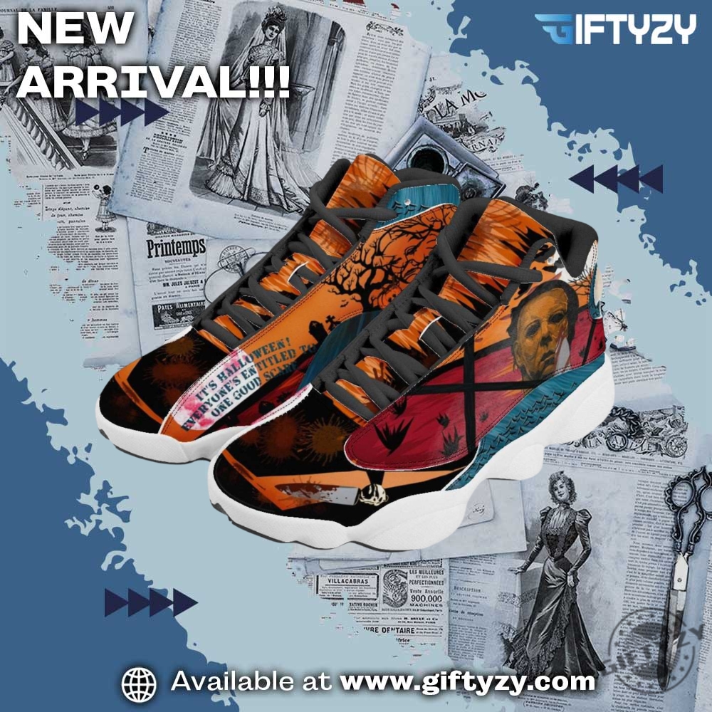 Air Jodan J13 Sneaker Shoes For Everyone 15 Michael Myers Halloween Air Jodan J13 Sneaker Shoes