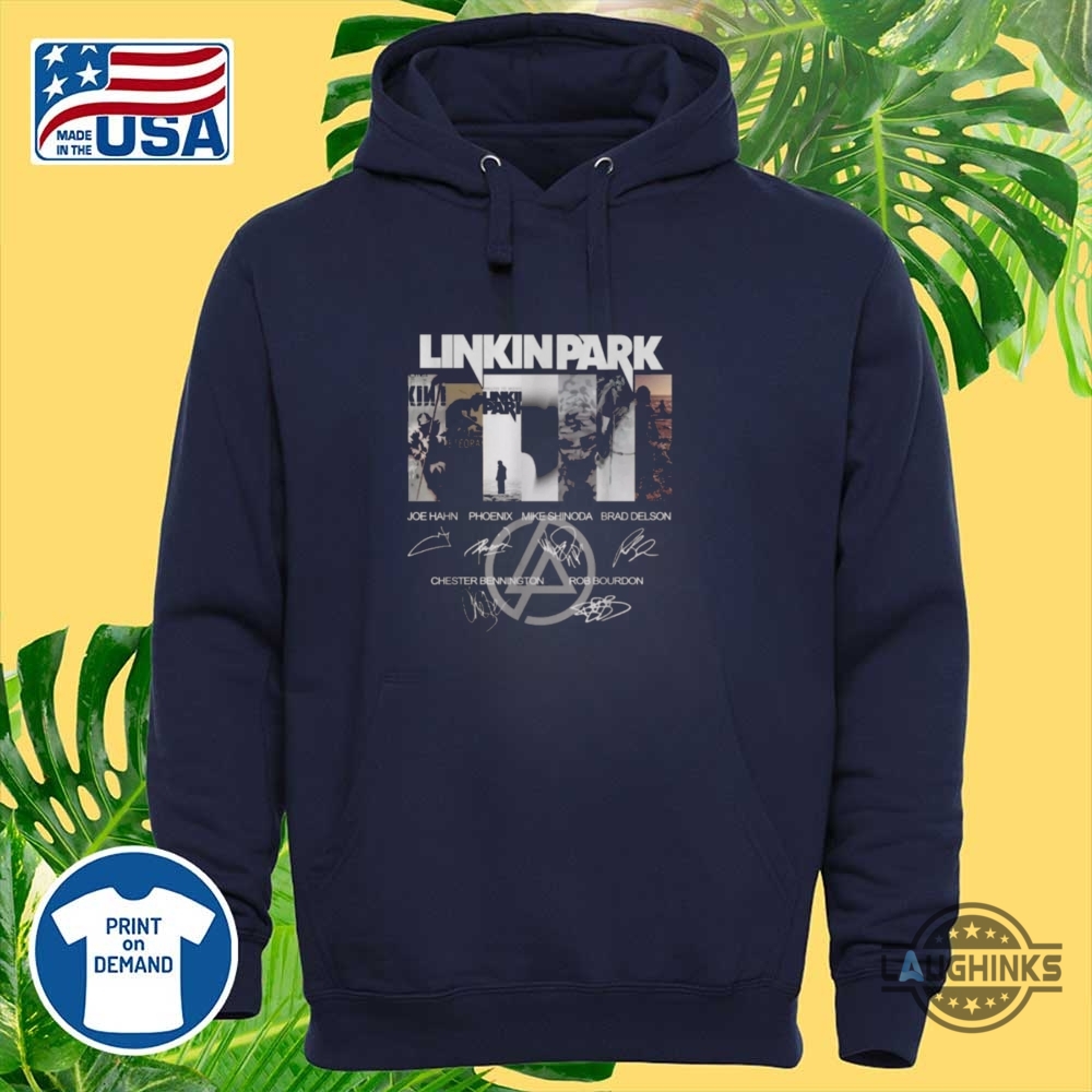 Linkin Park Logo And Signatures Shirt 5 Linkin Park Logo and Signatures shirt