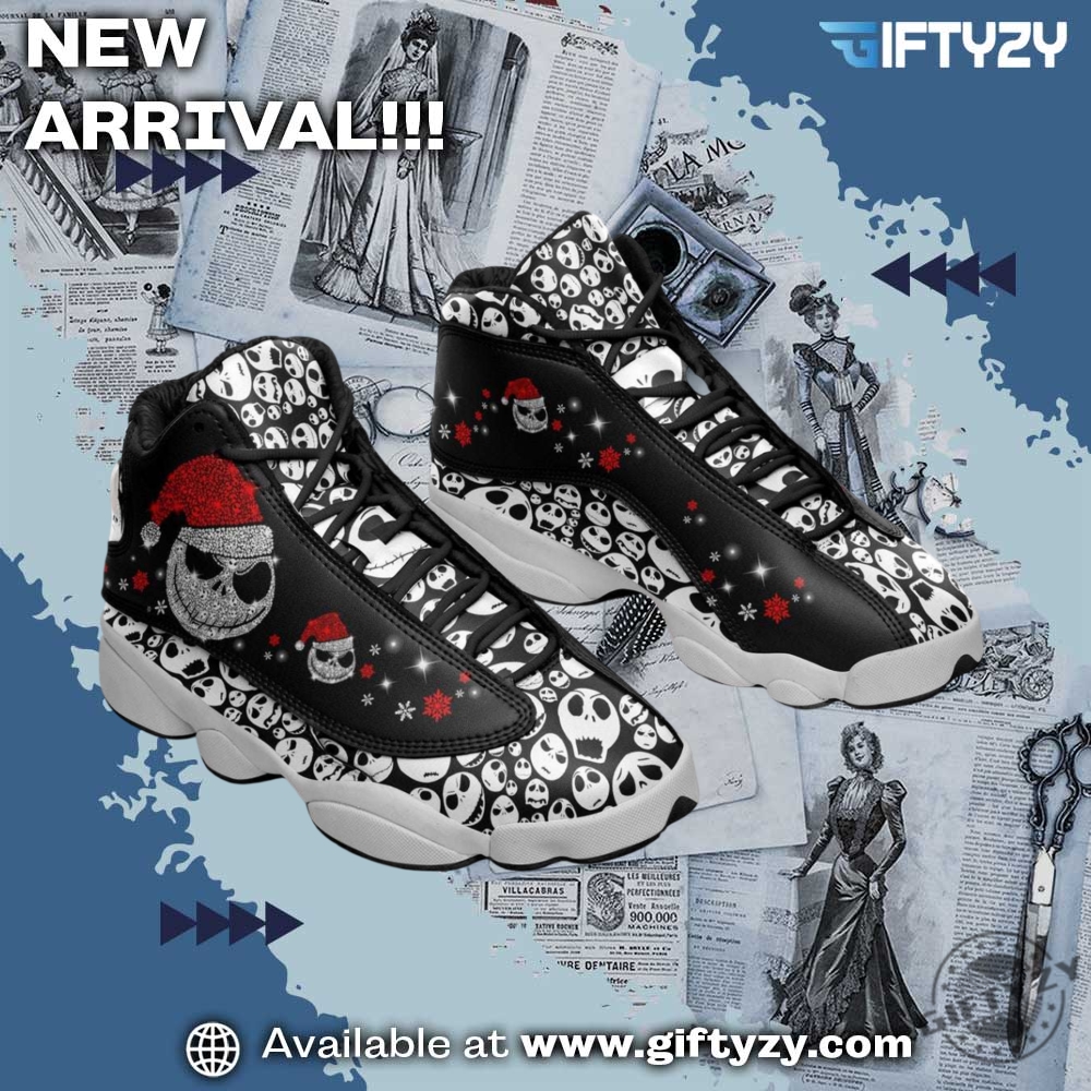 Air Jodan J13 Sneaker Shoes For Everyone 18 Jack Skellington Air Jodan J13 Sneaker Shoes