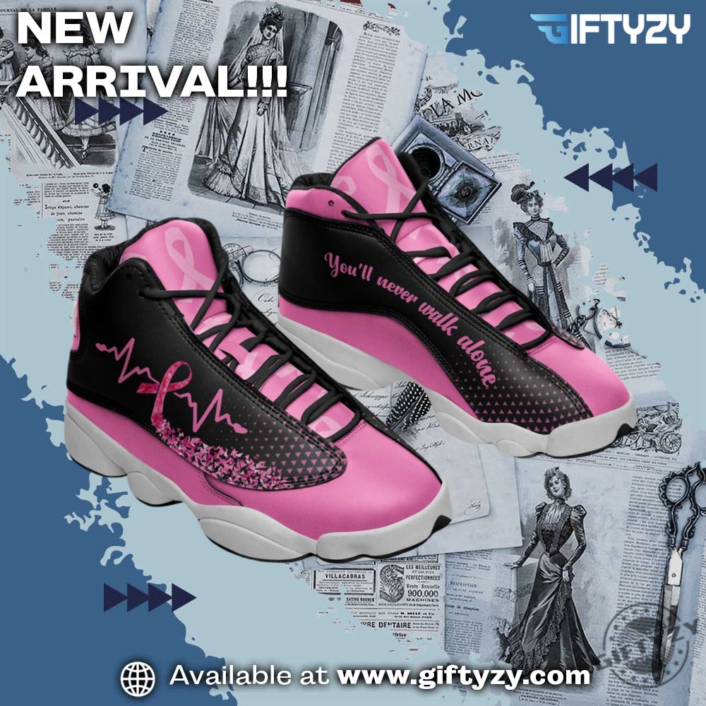 Breast Cancer Awareness Pink Ribbon Heartbeat Air Jordan Jd13 Unisex Shoes 5 Breast Cancer Awareness Pink Ribbon Heartbeat Air Jordan JD13 Unisex Shoes