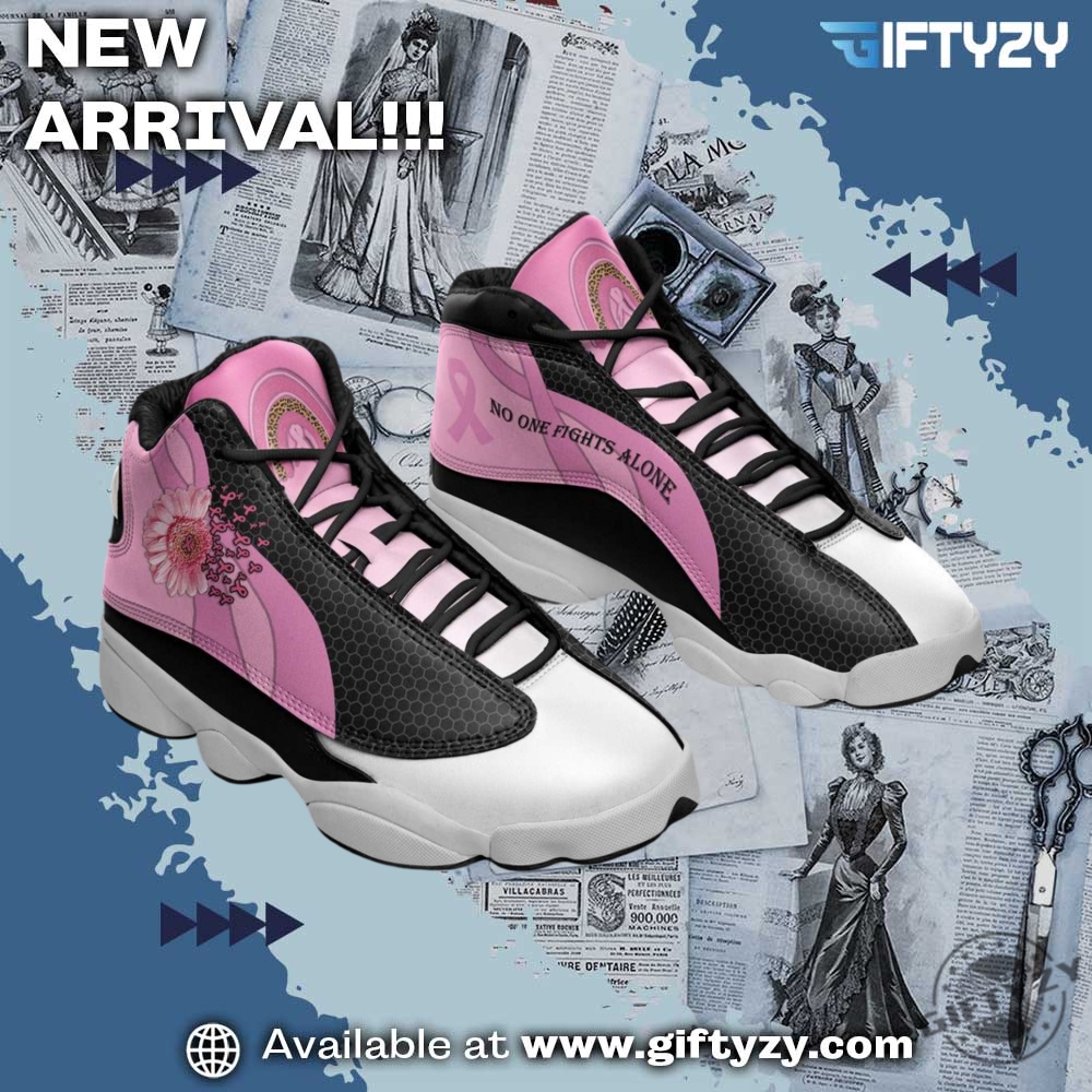 Breast Cancer Awareness Daisy Flower Pink Ribbon Rainbow Air Jordan Jd13 Sneakers Shoes 3 Breast Cancer Awareness Daisy Flower Pink Ribbon Rainbow Air Jordan JD13 Sneakers Shoes