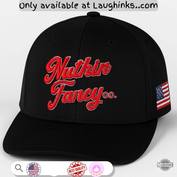 nuthin fancy american flag embroidered hat