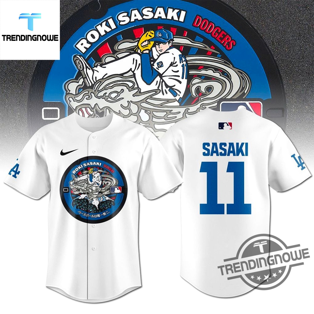 "Top 5 Japan Rising Stars MLB Jerseys: 2025 Collection Revealed" 3 Los Angeles Dodgers Japan Rising Stars Roki Sasaki 2025 Jersey