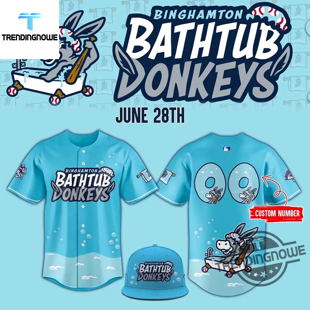 "Top 5 Japan Rising Stars MLB Jerseys: 2025 Collection Revealed" 11 Binghamton Bathtub Donkeys 2025 Jersey