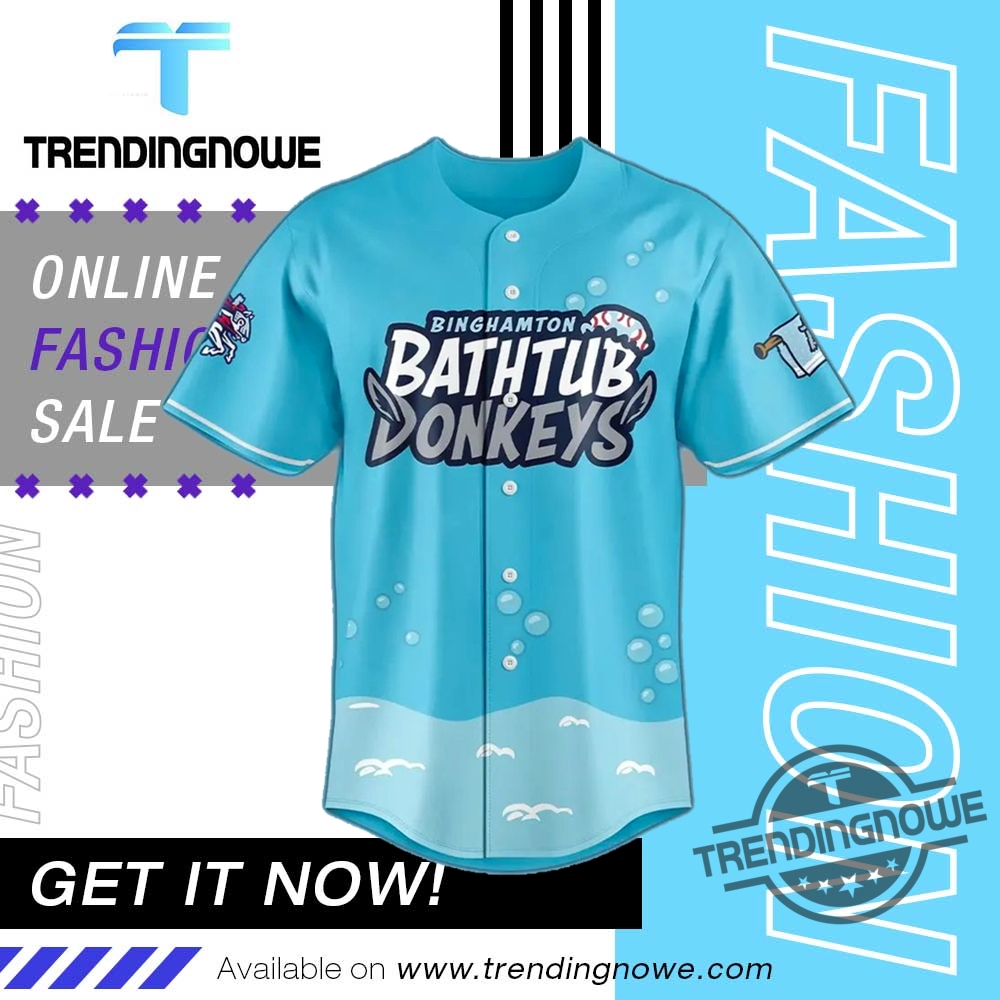 Binghamton Bathtub Donkeys 2025 Jersey 9 Binghamton Bathtub Donkeys 2025 Jersey