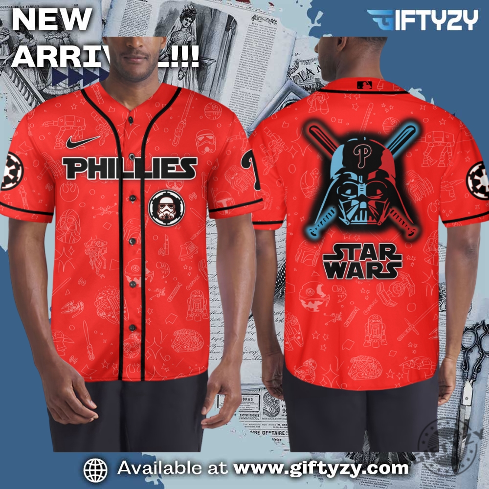 Indiana Fever Sophie Cunningham jersey, MLB team jersey for fan 5 Philadelphia Phillies Star Wars Hot Jersey