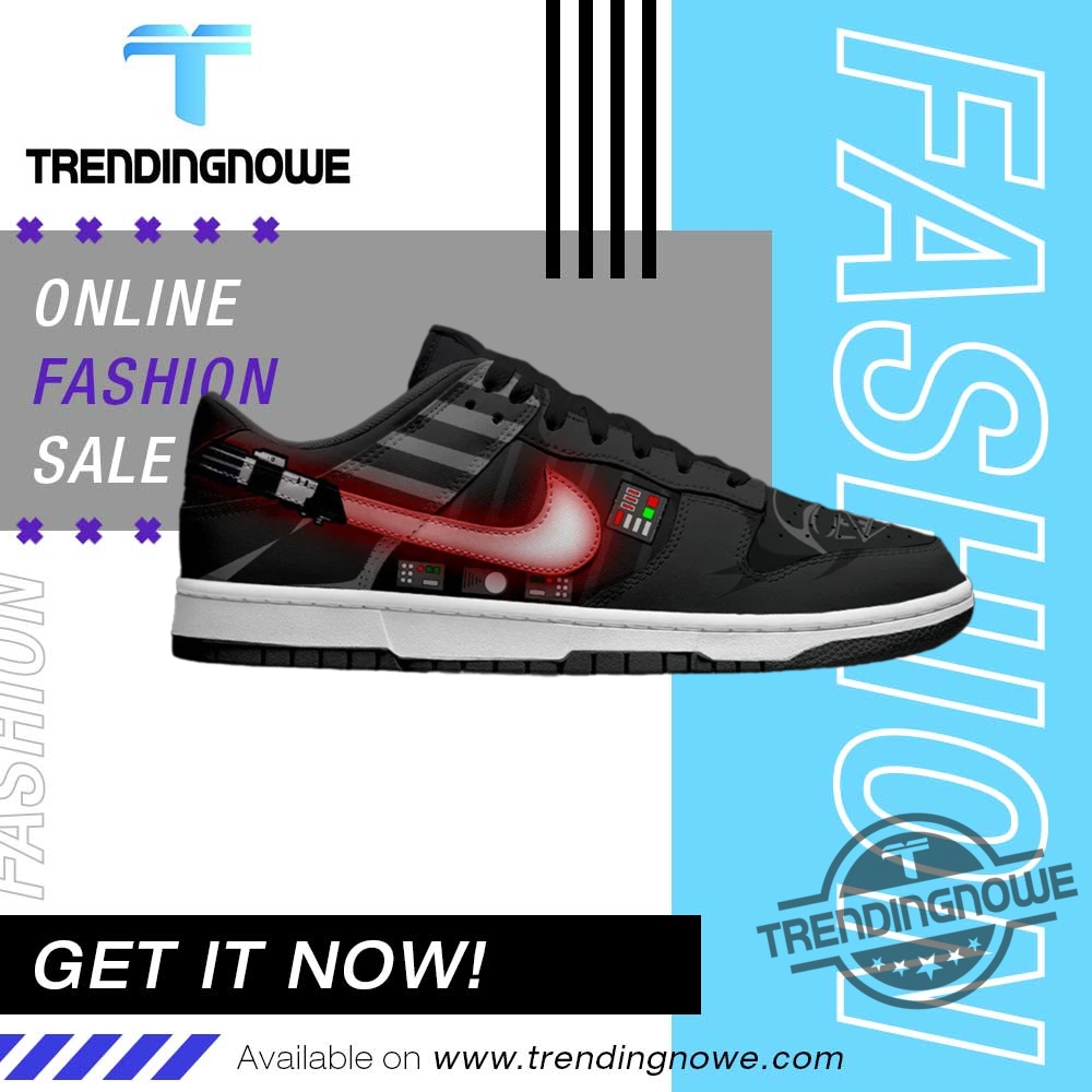 "Discover Iconic Star Wars Dunk Low Shoes: Darth Vader to Yoda" 2 Star Wars Darth Vader Dunk Low Shoes Iconic Sith Lord Sneaker