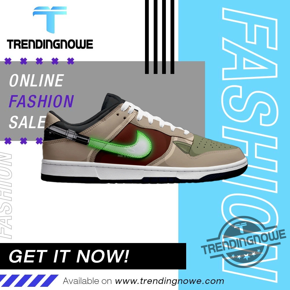 "Discover Iconic Star Wars Dunk Low Shoes: Darth Vader to Yoda" 4 Star Wars Master Yoda Dunk Low Shoes Wise And Legendary Sneaker Design