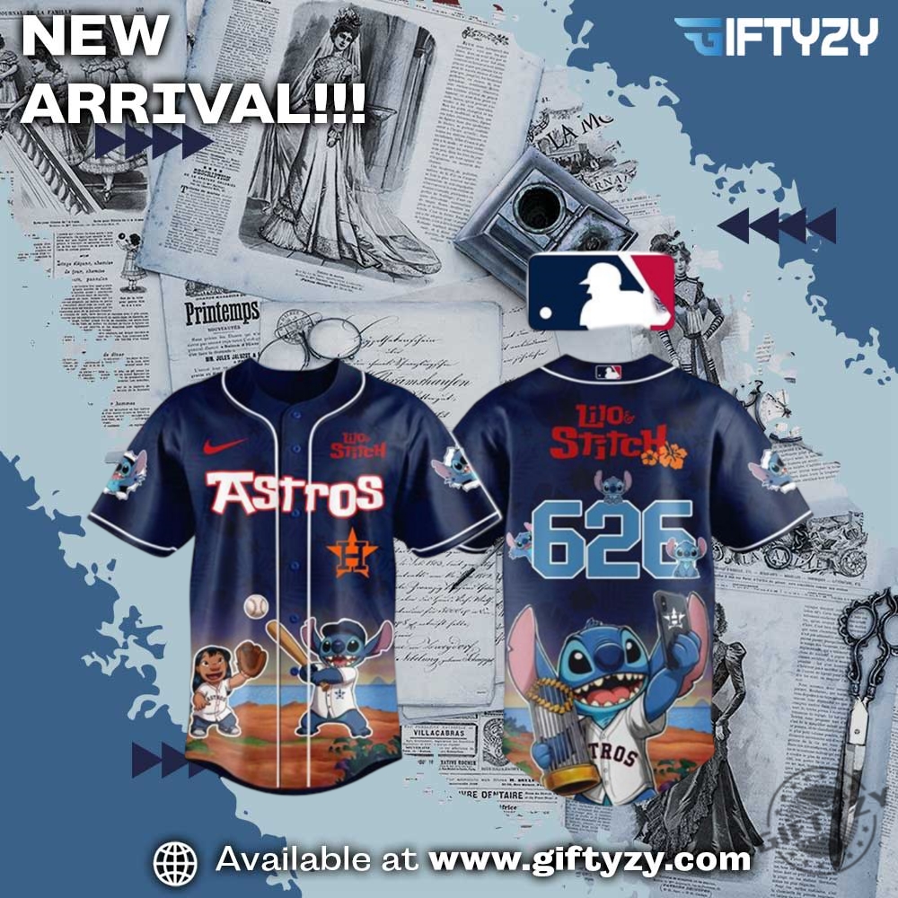 Indiana Fever Sophie Cunningham jersey, MLB team jersey for fan 15 Mlb Houston Astros Lilo Stitch Baseball Jersey