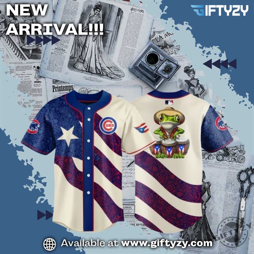 Indiana Fever Sophie Cunningham jersey, MLB team jersey for fan 18 Puerto Rican Heritage Chicago Cubs Baseball Jersey