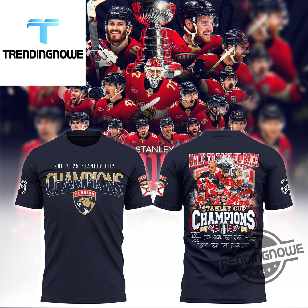 "Unique Crocs and Jerseys: Celebrate in Style with Iconic Apparel" 6 Florida Panthers Stanley Cup Champions 2025 Team Shirt