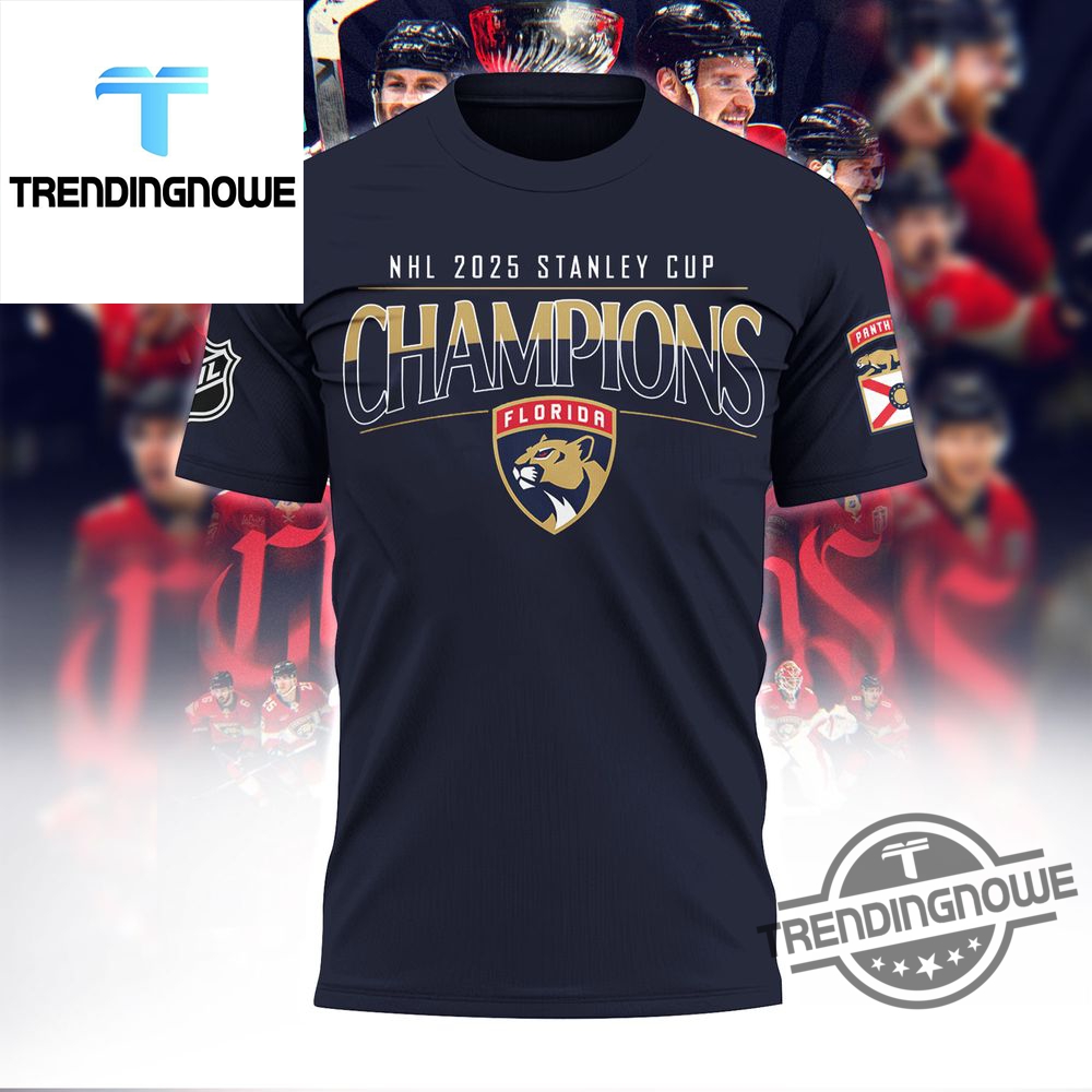 Florida Panthers Stanley Cup Champions 2025 Team Shirt 8 Florida Panthers Stanley Cup Champions 2025 Team Shirt