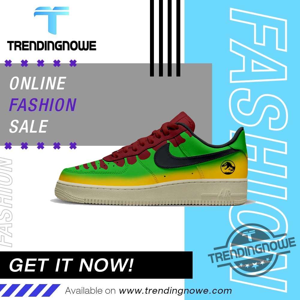 Jurassic Park Car Air Force 1 Sneakers 7 Jurassic Park Car Air Force 1 Sneakers