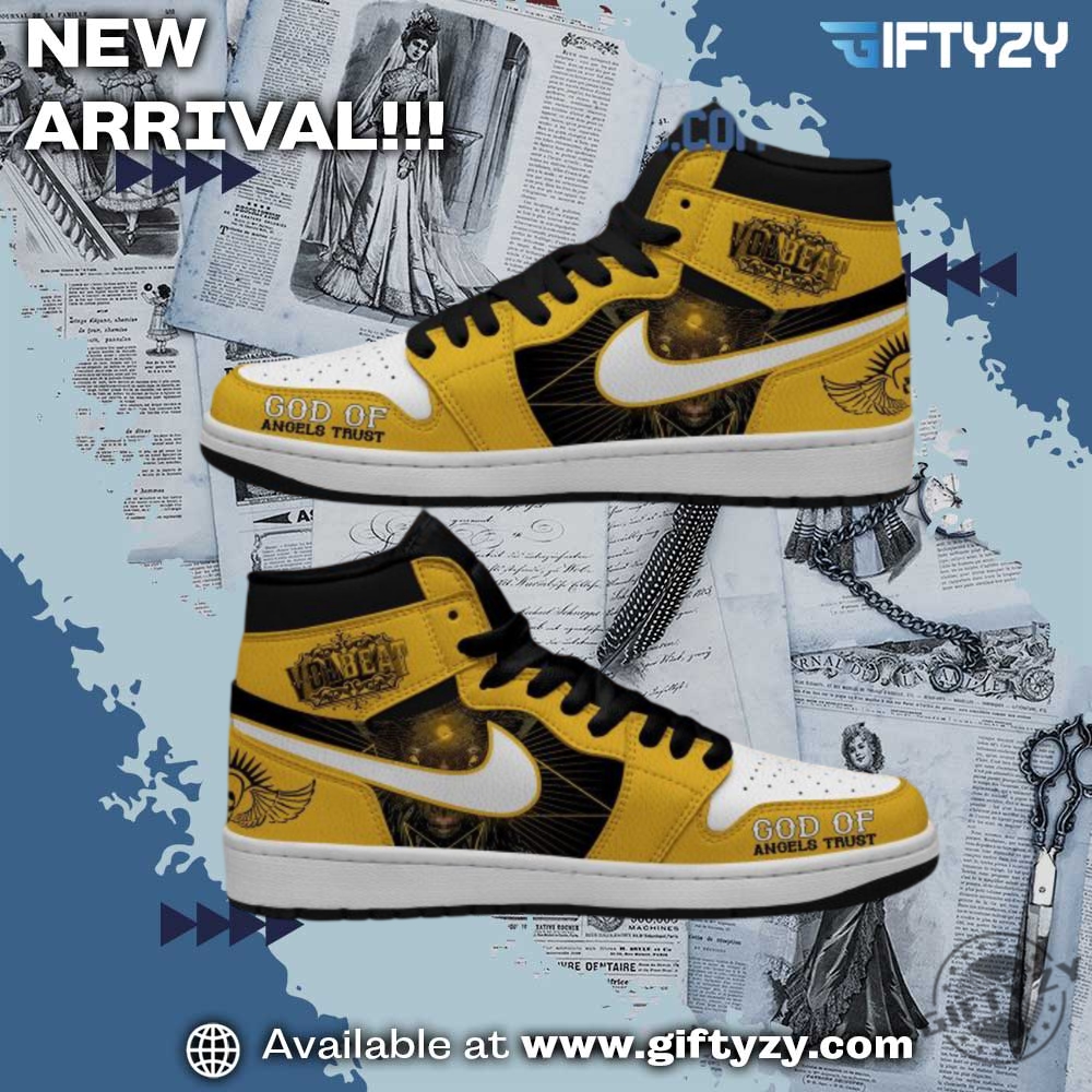 America Sneakers Shoes 10 Volbeat God Of Angels Trust Music Air Jordan 1 Shoes