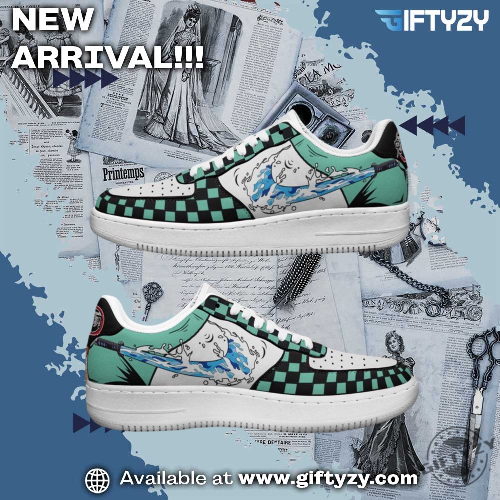 America Sneakers Shoes 21 Demon Slayer Anime Tanjiro Af1 Sneaker Air Force 1 Shoes