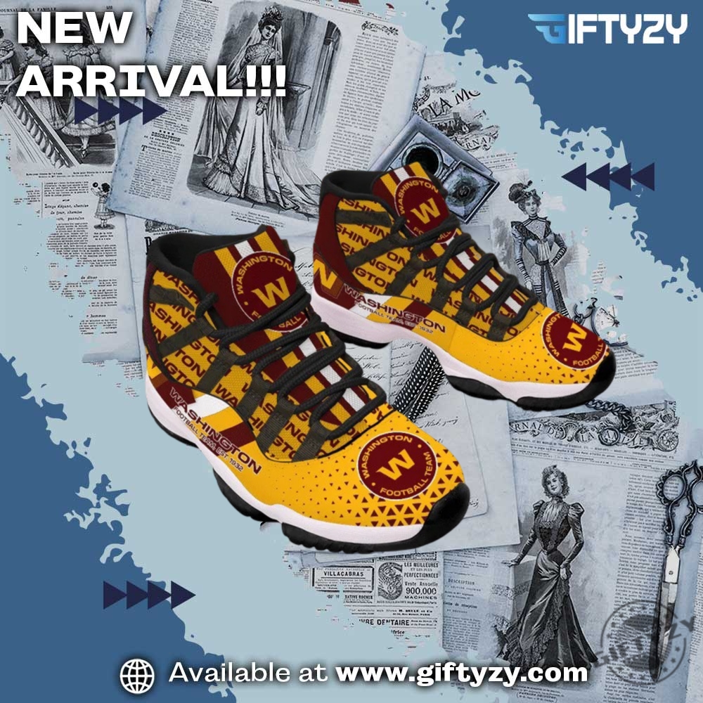 Washington Commanders Air Jordan 11 Sneakers Shoes 3 Washington Commanders Air Jordan 11 Sneakers Shoes