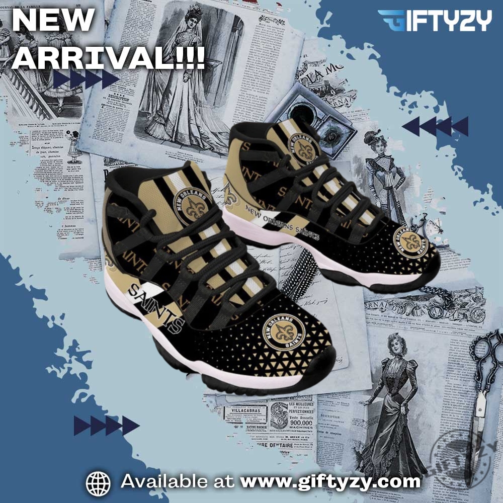 America Sneakers Shoes 26 New Orleans Saints Air Jordan 11 Sneakers Shoes